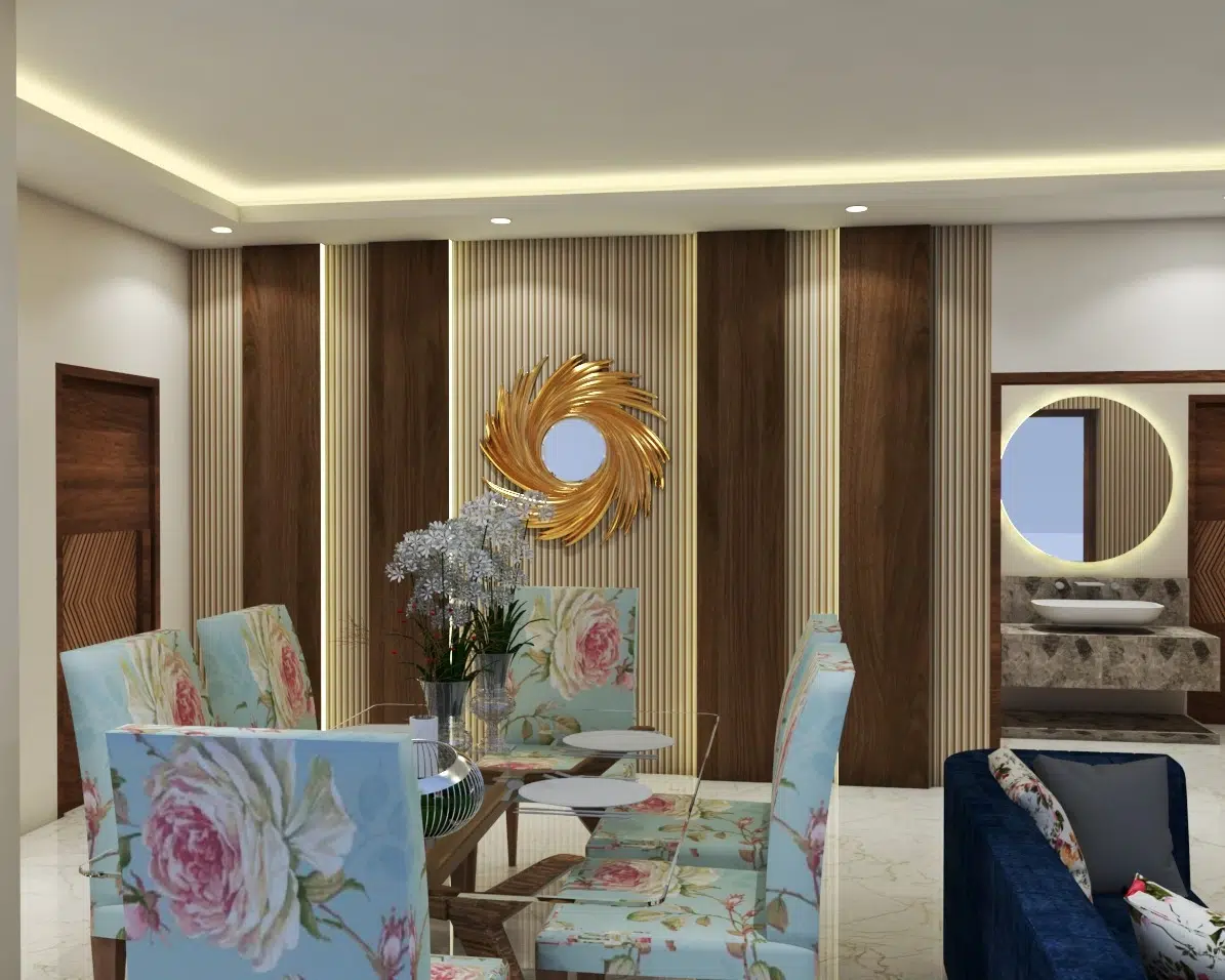 Contemporary living room interior design